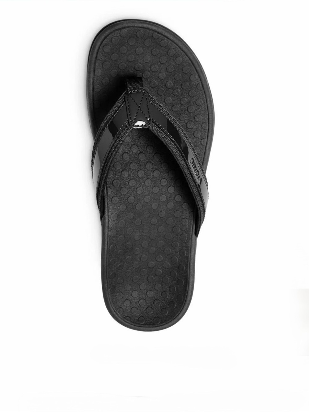 Vionic Tide II Toe-Post Sandal in Black US 9